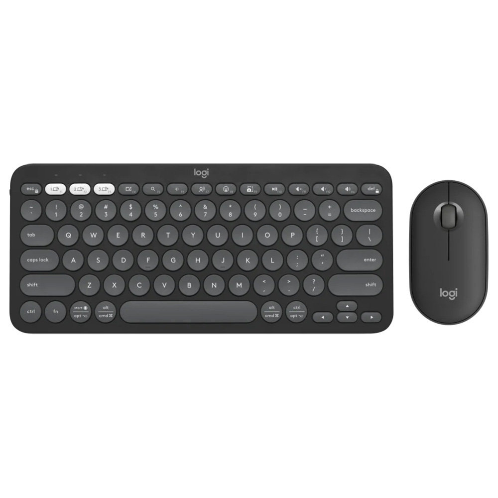 ست ماوس و کیبورد بی سیم لاجيتک مدل Pebble 2 combo