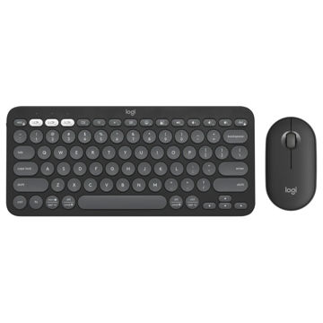 ست ماوس و کیبورد بی سیم لاجيتک مدل Pebble 2 combo