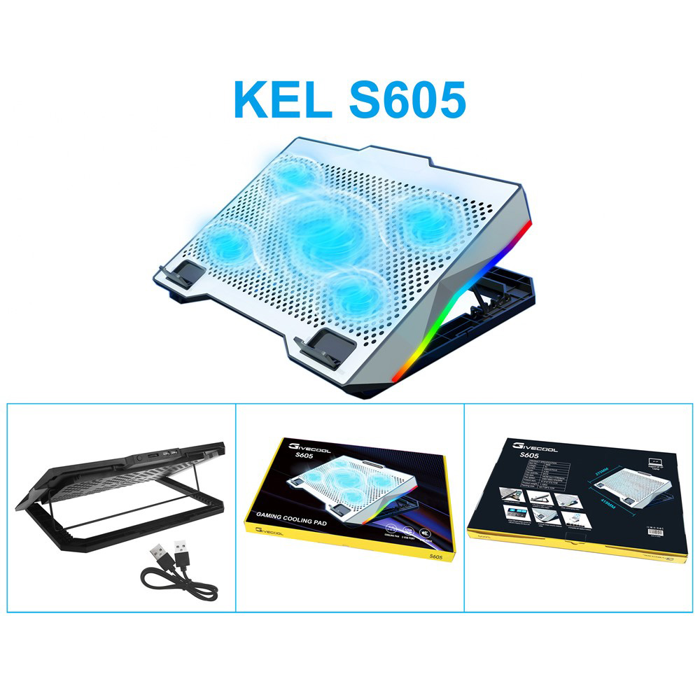 خنک کننده لپتاپ گیمینگ کول کلد مدل S605