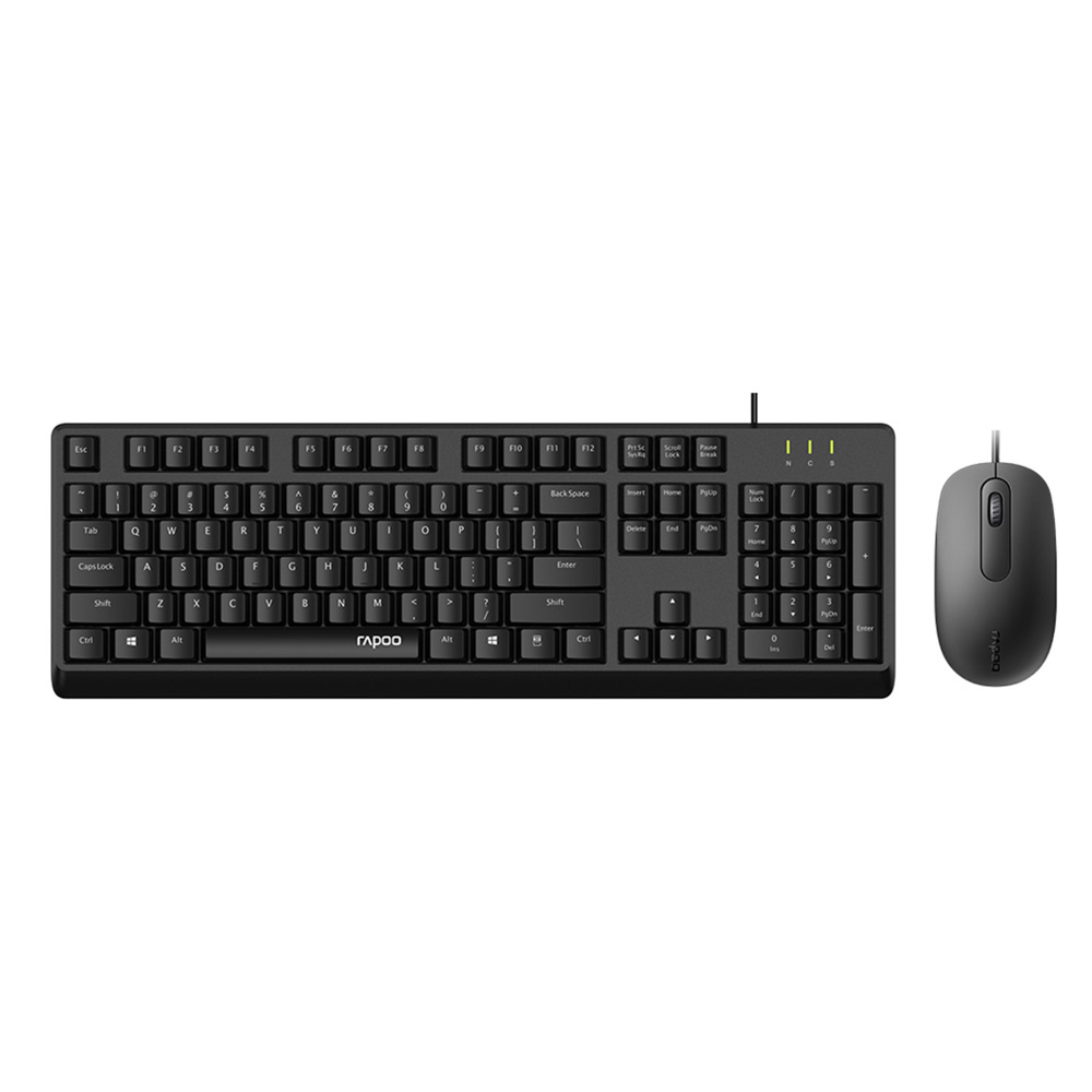 ست ماوس و کیبورد با سیم رپو مدل X130 pro