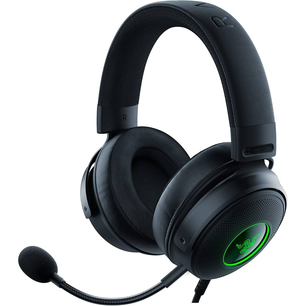 هدست با سیم گیمینگ ریزر مدل Kraken V3 Hypersense