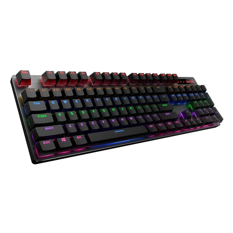 کیبورد با سیم گیمینگ مکانیکال رپو مدل V500 RGB