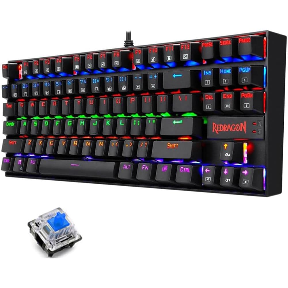 کیبورد درراگون گیمینگ سیم دار مدل K552 RGB 2