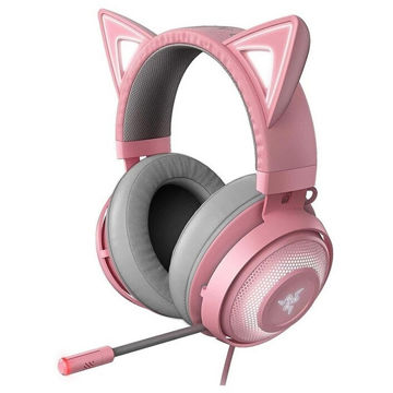 هدست ریزر گیمینگ سیم دار مدل Kraken Kitty Edition
