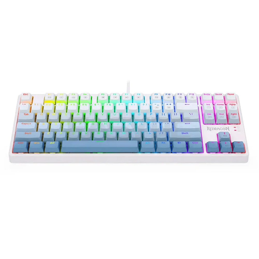 کیبورد ردراگون گیمینگ بی سیم مدل Cass K645 W-GB RGB