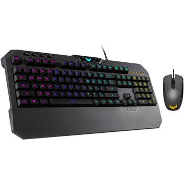 ست ماوس و کیبورد ایسوس گیمینگ سیم دار مدل  TUF Combo K1+ M3