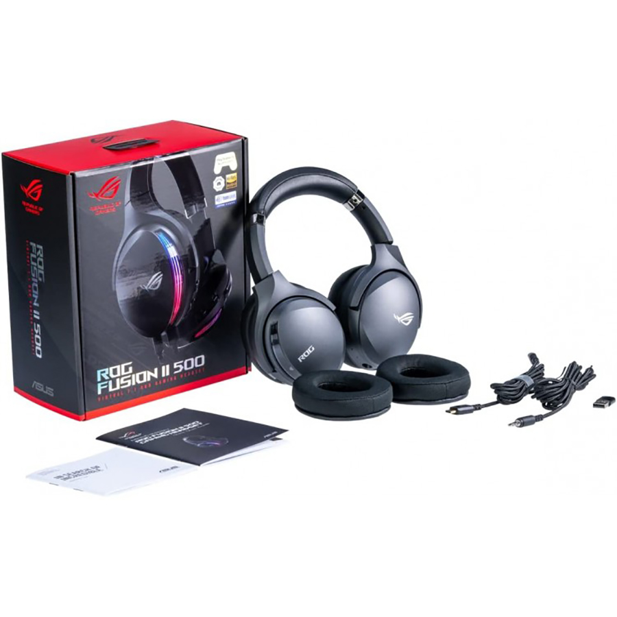 هدست ایسوس گیمینگ سیم دار مدل ROG Strix Fusion II 500