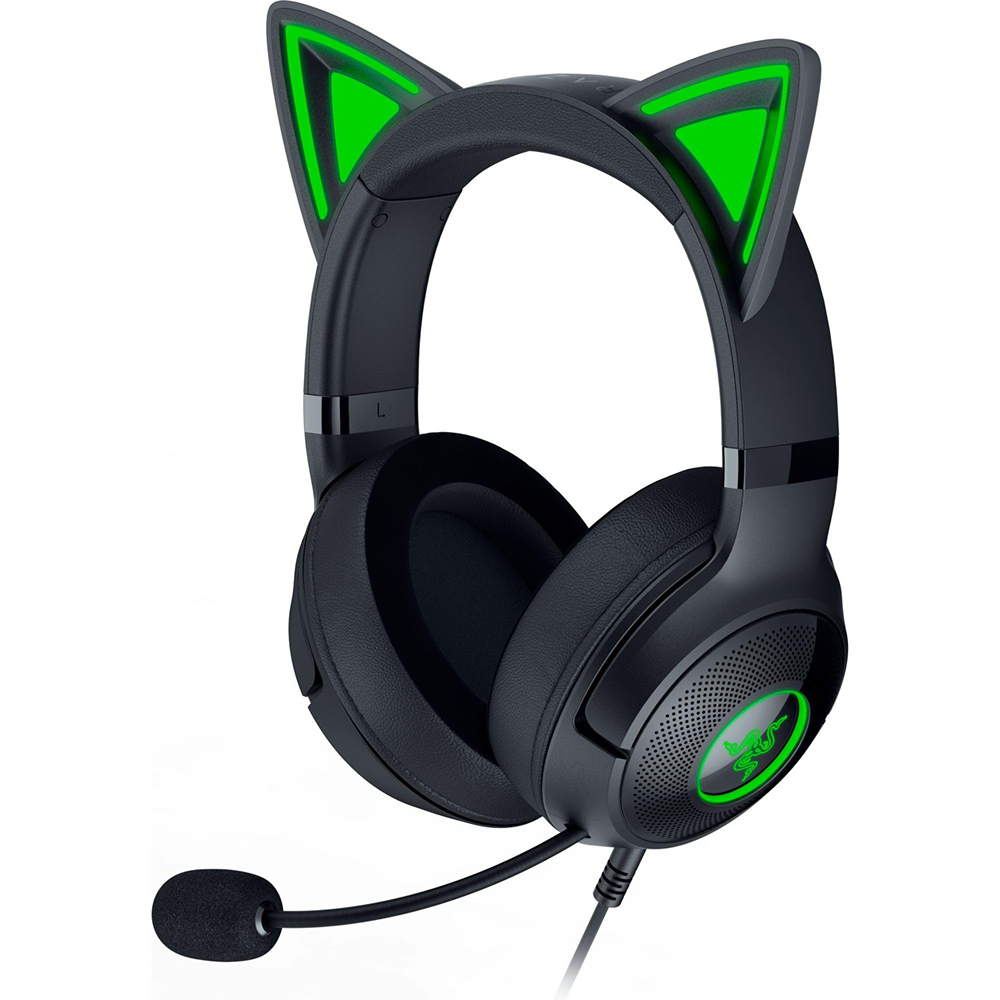هدست ریزر گیمینگ سیم دار مدل Kraken Kitty Edition V2