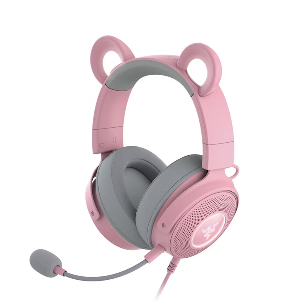 هدست ریزر گیمینگ سیم دار مدل Kraken Kitty Edition V2 Pro