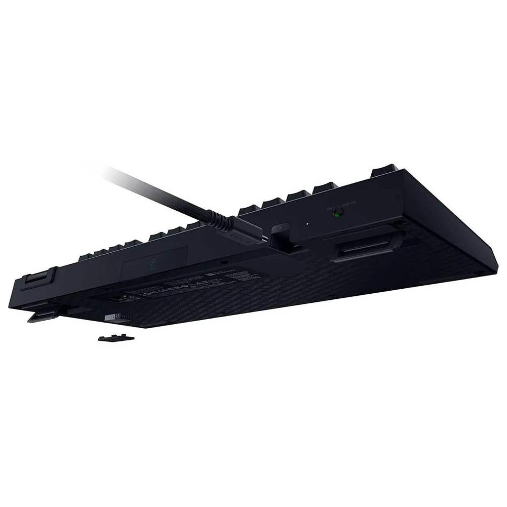 کیبورد ریزر گیمینگ بی سیم مدل BlackWidow V4 Low-Profile TKL Hyperspeed