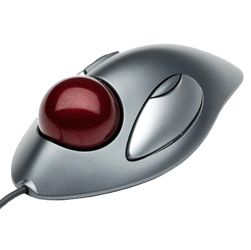 Logitech Trackman Marble Mouse Wired USB Ergonomic