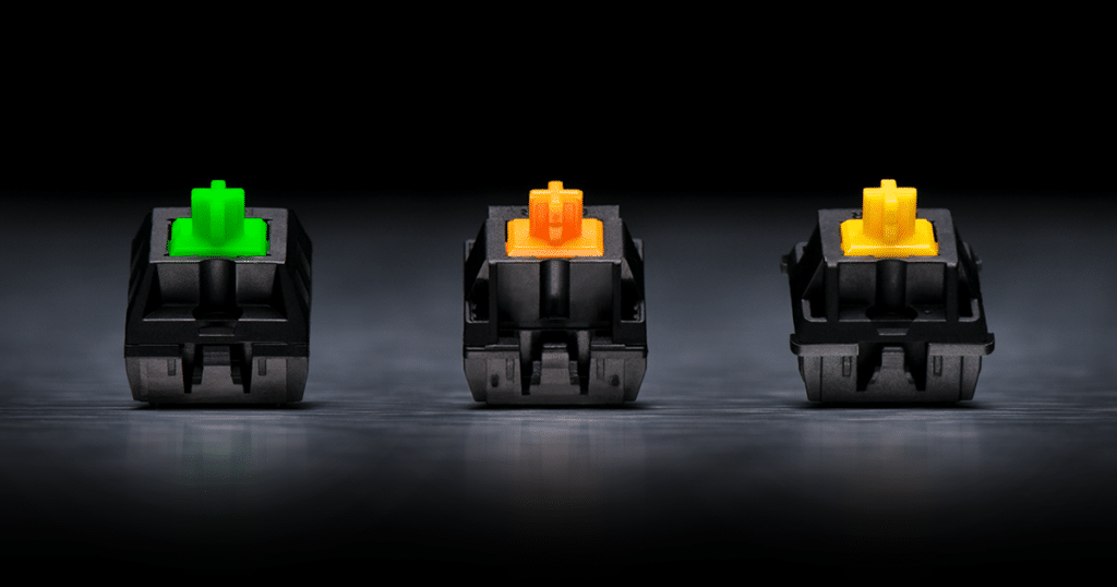 سوئیچ های ریزر در کیبوردهای گیمینگ