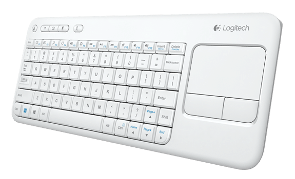 رنگ سفید کیبورد تلویزیونی لاجیتک مدل K400