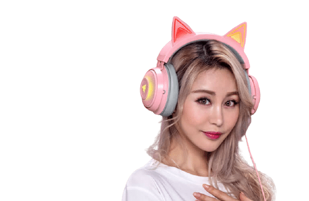 خرید هدست گیمینگ ریزر مدل Kraken Kitty Quartz