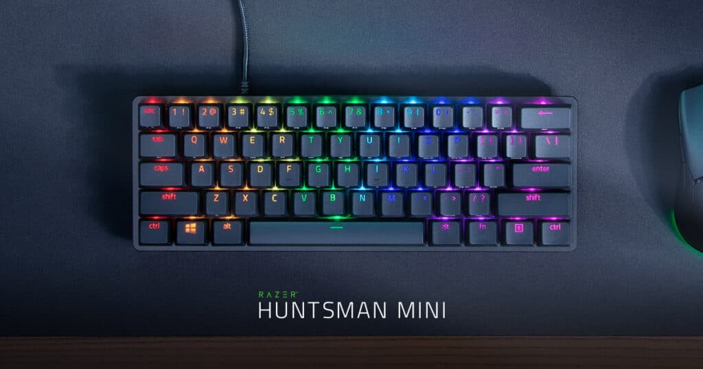 کیبورد گیمینگ ریزر مدل HUNTSMAN Mini mini