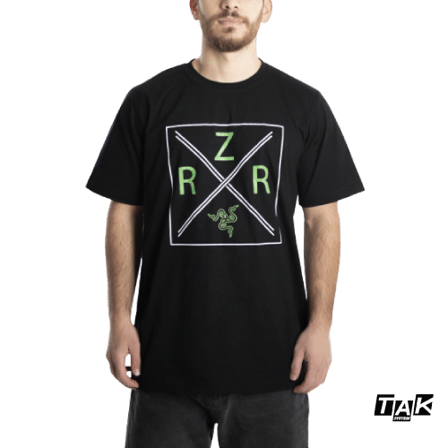 تیشرت گیمینگ ریزر اختصاصی تک سیستم طرح تیشرت گیمینگ ریزر مدل Shield Tee