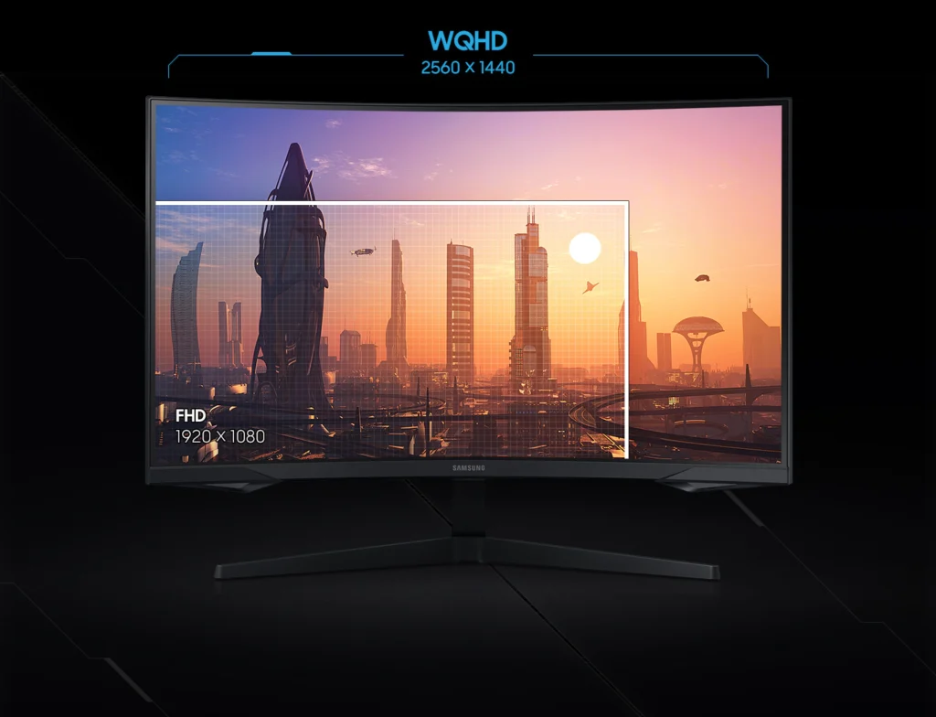 نمایشگر LC32G55TQWMXUE از نوع WQHD
