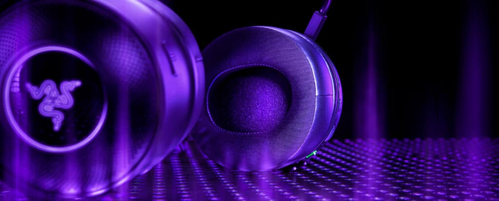 نمایی از هدست گیمینگ kraken v3 pro ریزر